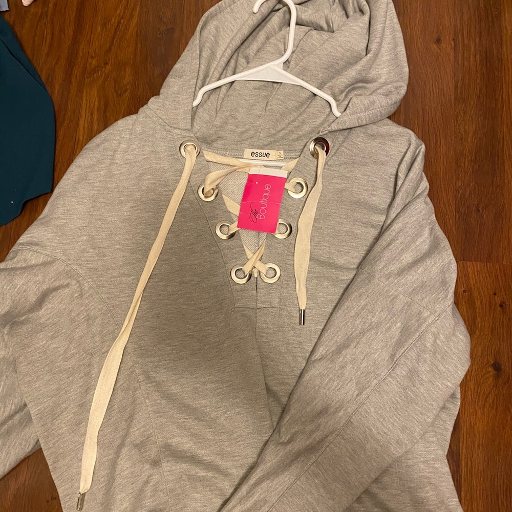 Brand new grey hoodie